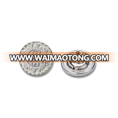 Custom nickle free metal zinc alloy jeans buttons for jeans