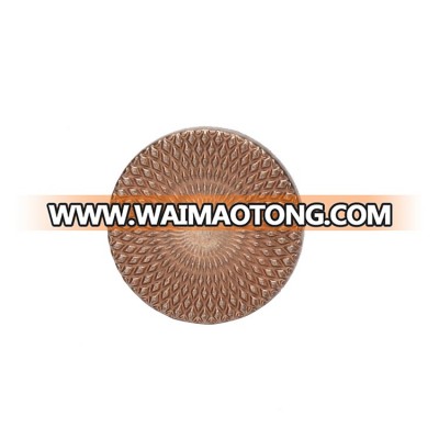 High quality custom made alloy metal jeans button for denim