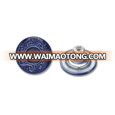 custom logo garment accessories buttons for demin