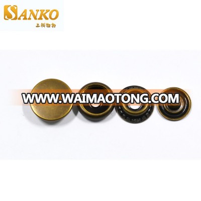 Guangzhou professional apparel accessories jacket metal buttons